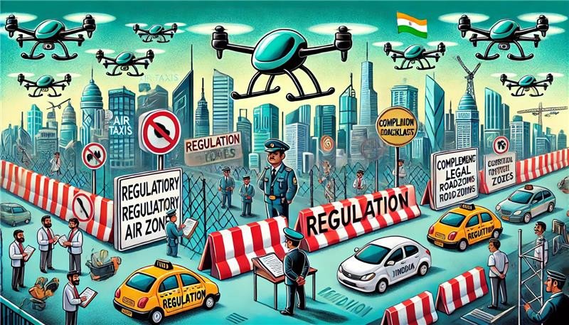 Shaping India's Urban Skies: Regulatory challenges for Air Taxis and Drones